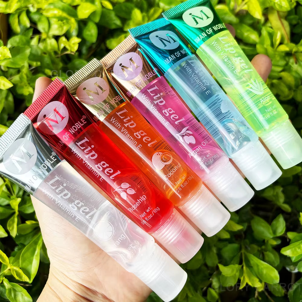 6Pcs Fruity Flavor Hydrating Moisturizing Lip Gloss