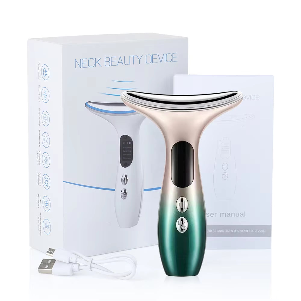 Sonic Face & Neck Lifting Device Firming, Anti-Wrinkle, and Double Chin Reducer