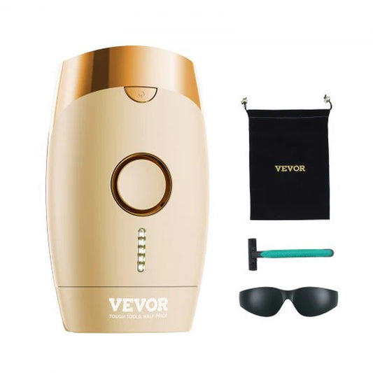 VEVOR IPL Hair Removal – Painless, Permanent Hair Removal for Women & Men | 5 Levels, Auto & Manual Modes | At-Home Laser for Legs, Armpits, Bikini & More