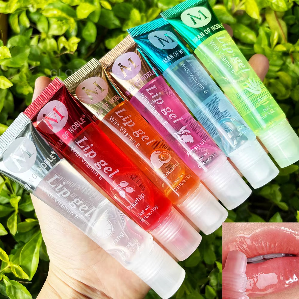 6Pcs Fruity Flavor Hydrating Moisturizing Lip Gloss 